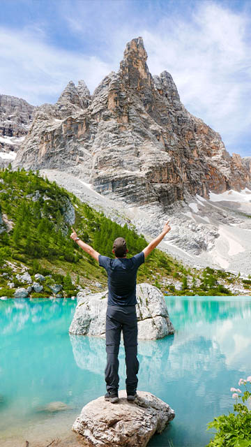 | recovery resources relapse prevention planning young man celebrating recovery traveling experiencing freedom