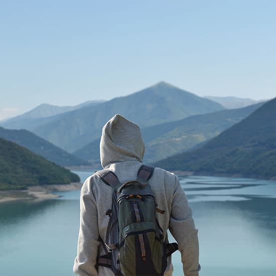 employment resources | recovery resources young man traveling in sobriety 550