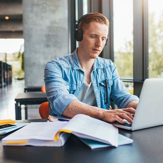 Education opportunities | resources education opportunities for residents take control your future student studying with laptop 550