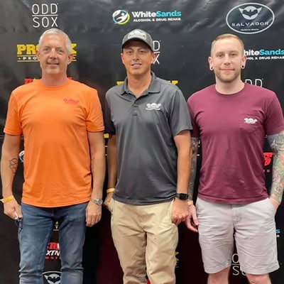 addiction treatment | home real recovery staff at a sober charity event